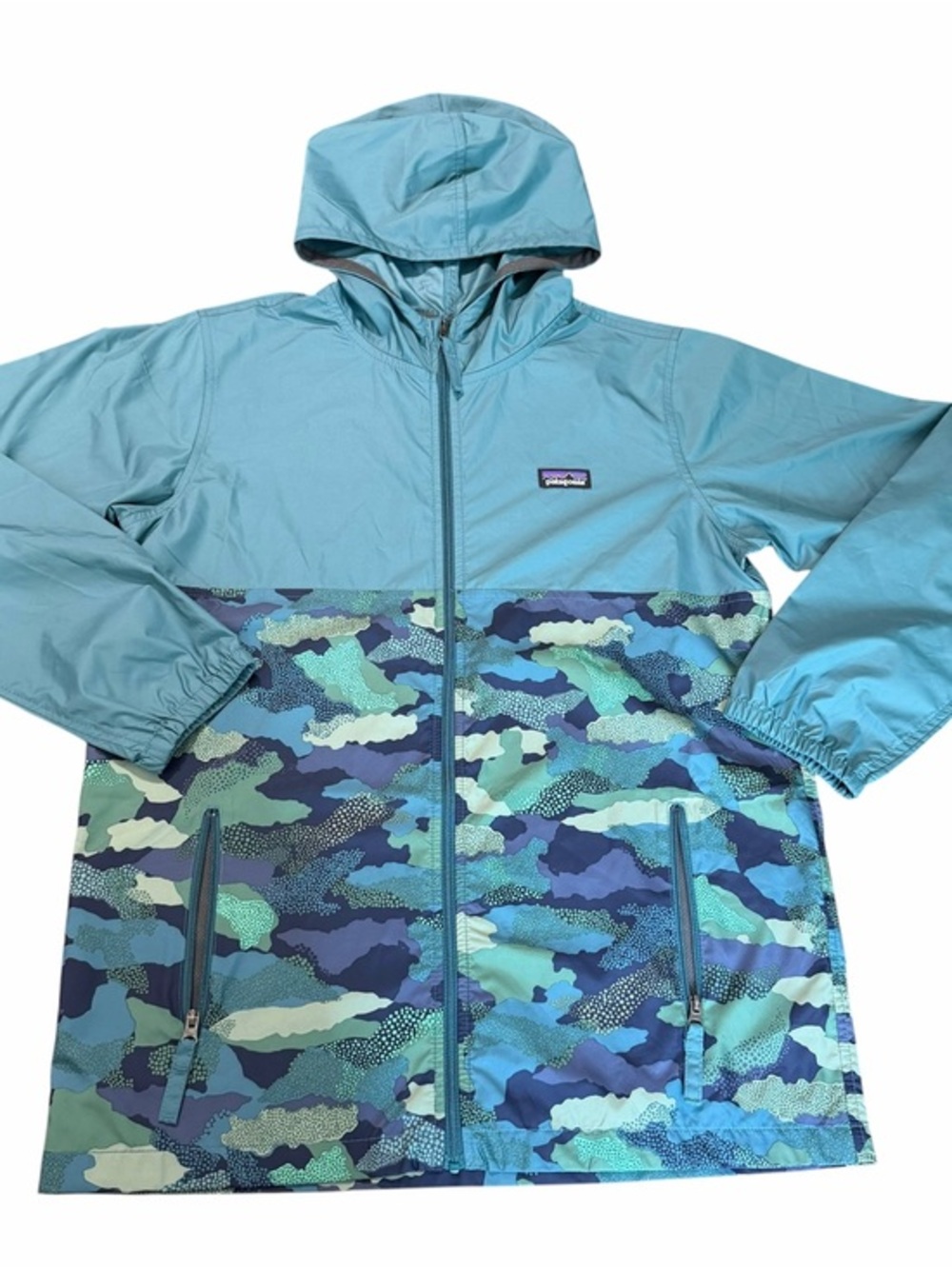 Patagonia Boys' Light & Variable® Hoody Size XL camo